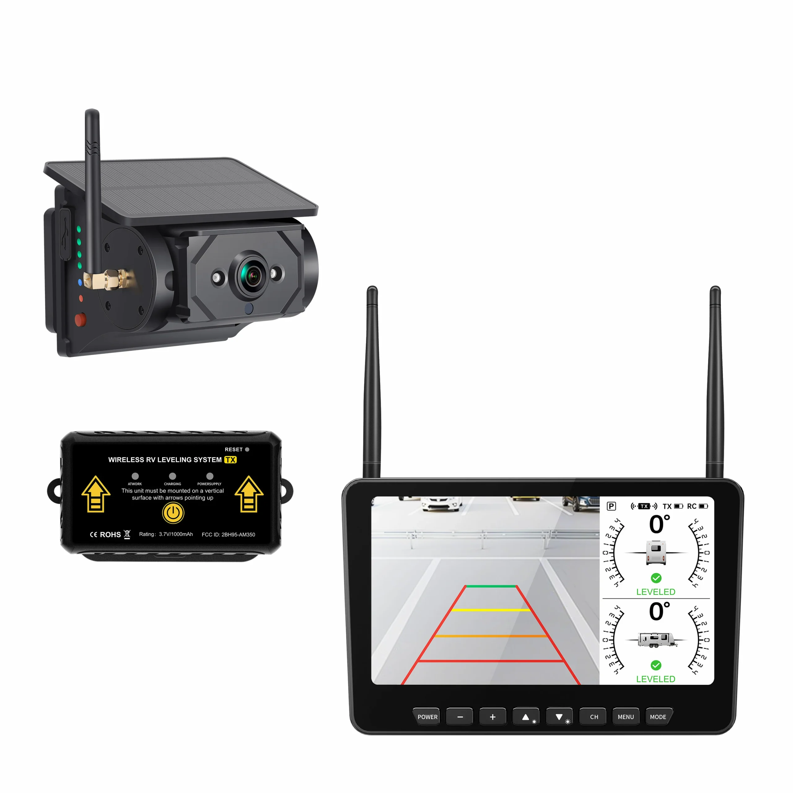 AOMOSUR AM700-PRO RV backup camera and leveling system user manual