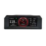 AOMOSUR X300 multi-function dashboard displaying speed, engine RPM, GPS location, and fuel data for off-road vehicles and trucks