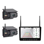 AOMOSUR AM700D dual solar wireless RV backup camera user manual
